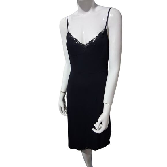 Express Babydoll Whimsigoth Women's Size 6 Lace Witchy Fairygoth Dark Slip Dress - Picture 4 of 11